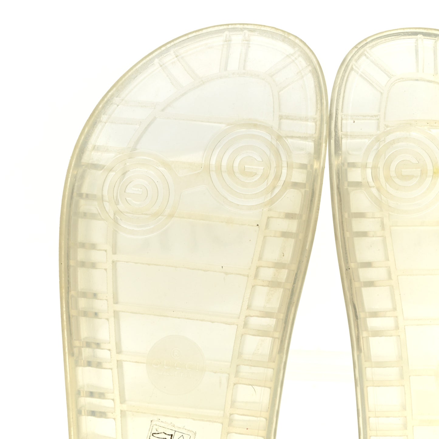 Rubber Mens Pursuit Slide Sandals 8 Transparent
