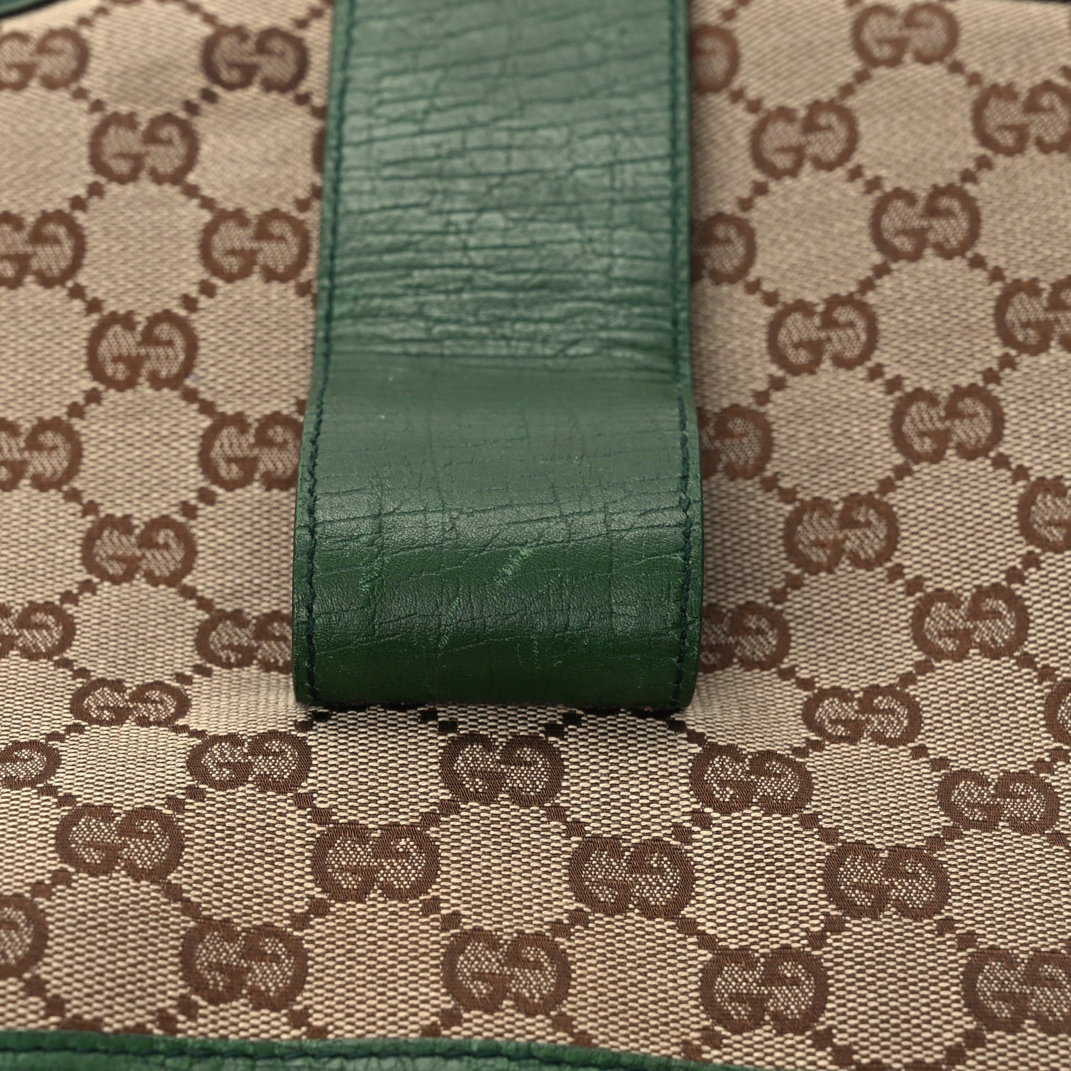 Gucci Monogram Web Junco Small Hobo Green 13 of 13