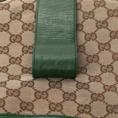Gucci Monogram Web Junco Small Hobo Green 13 of 13