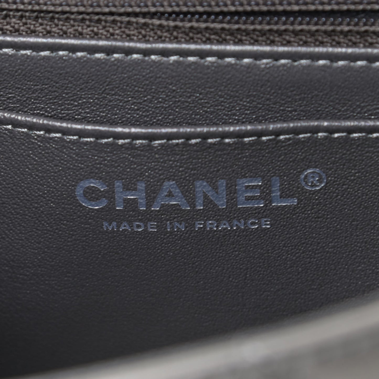 Metallic Lambskin Quilted Mini Rectangular Flap Silver