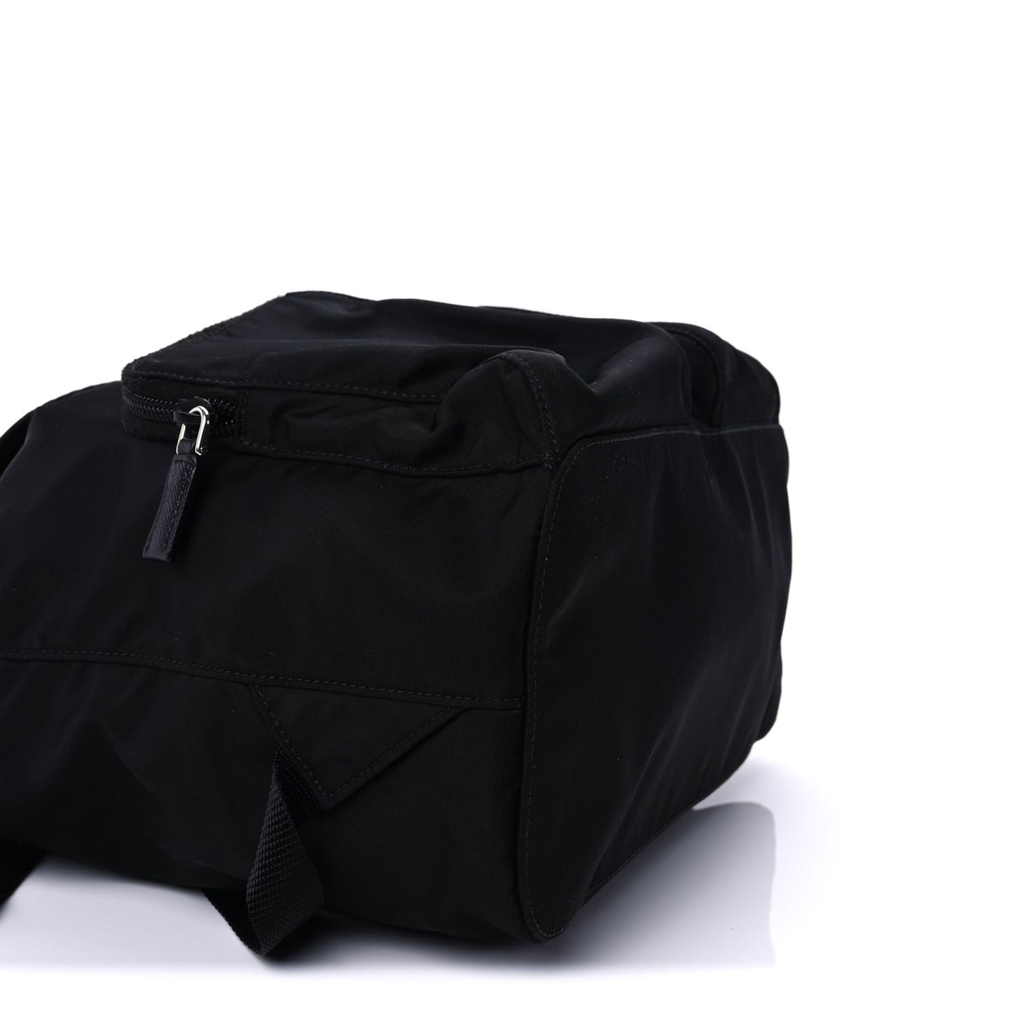 Tessuto Nylon Saffiano Vela Backpack  Black
