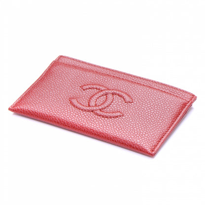 Chanel Caviar Card Holder Red 4 of 7