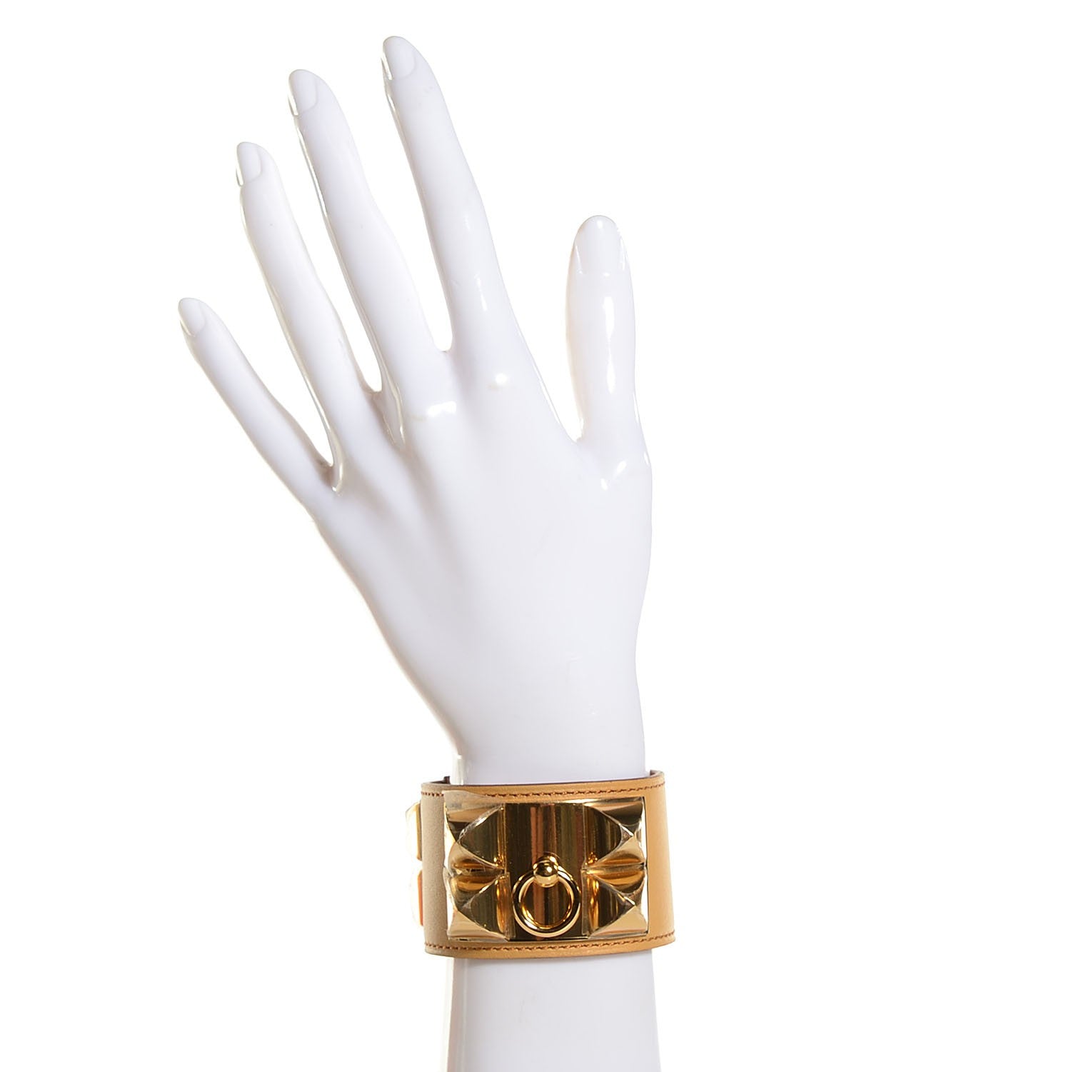 Hermes Swift Collier De Chien CDC S Bracelet Curry 2 of 6