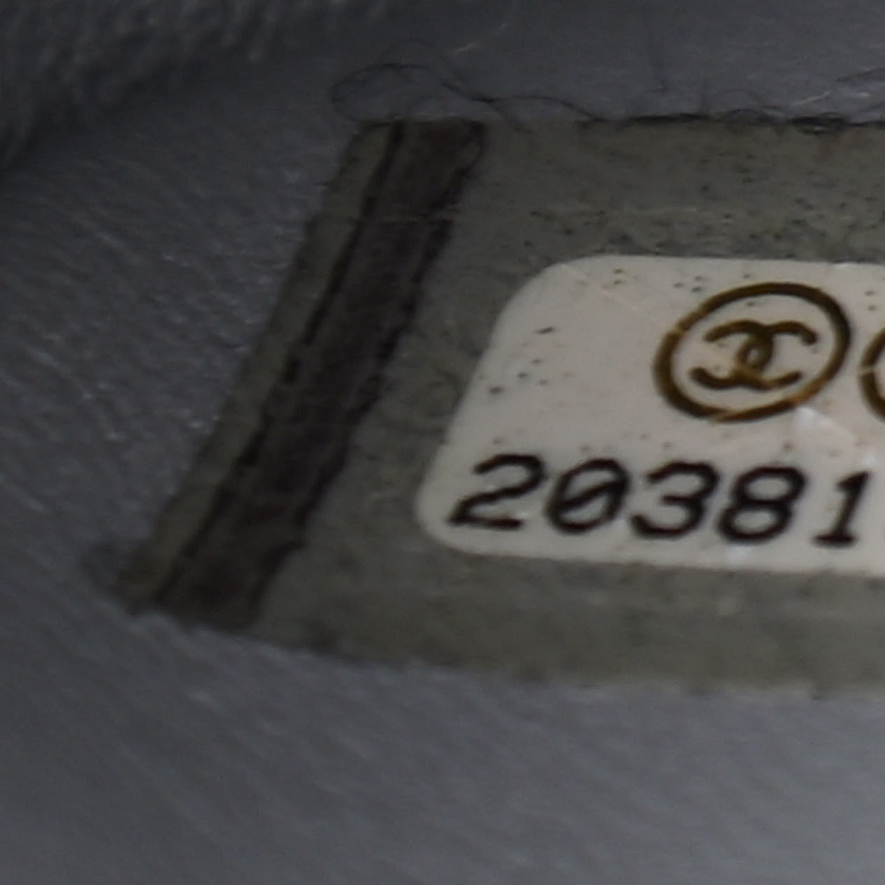 Chanel Shearling Lambskin Medium Chanel 100% Flap Grey 5 of 5