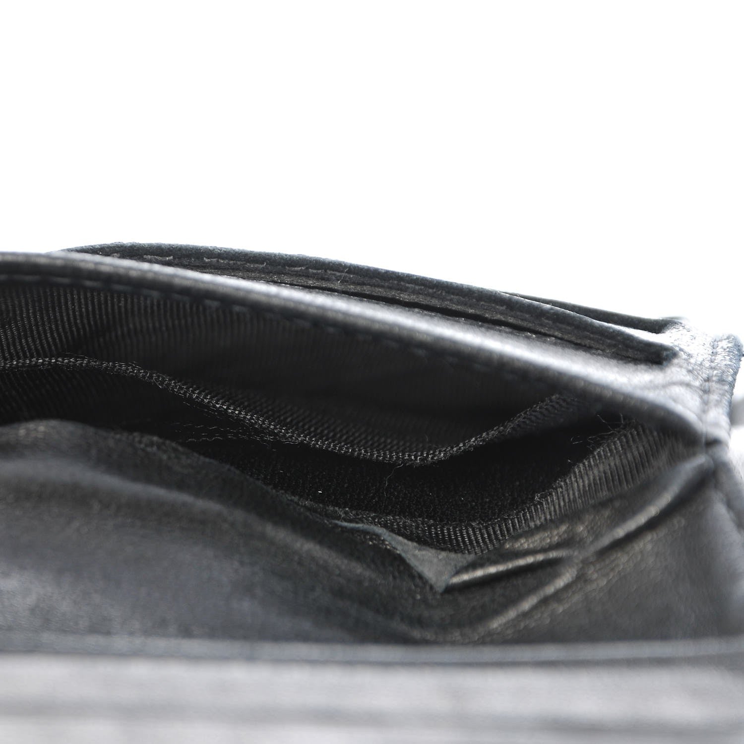 Chanel Caviar Timeless CC Compact French Wallet Black 11 of 13