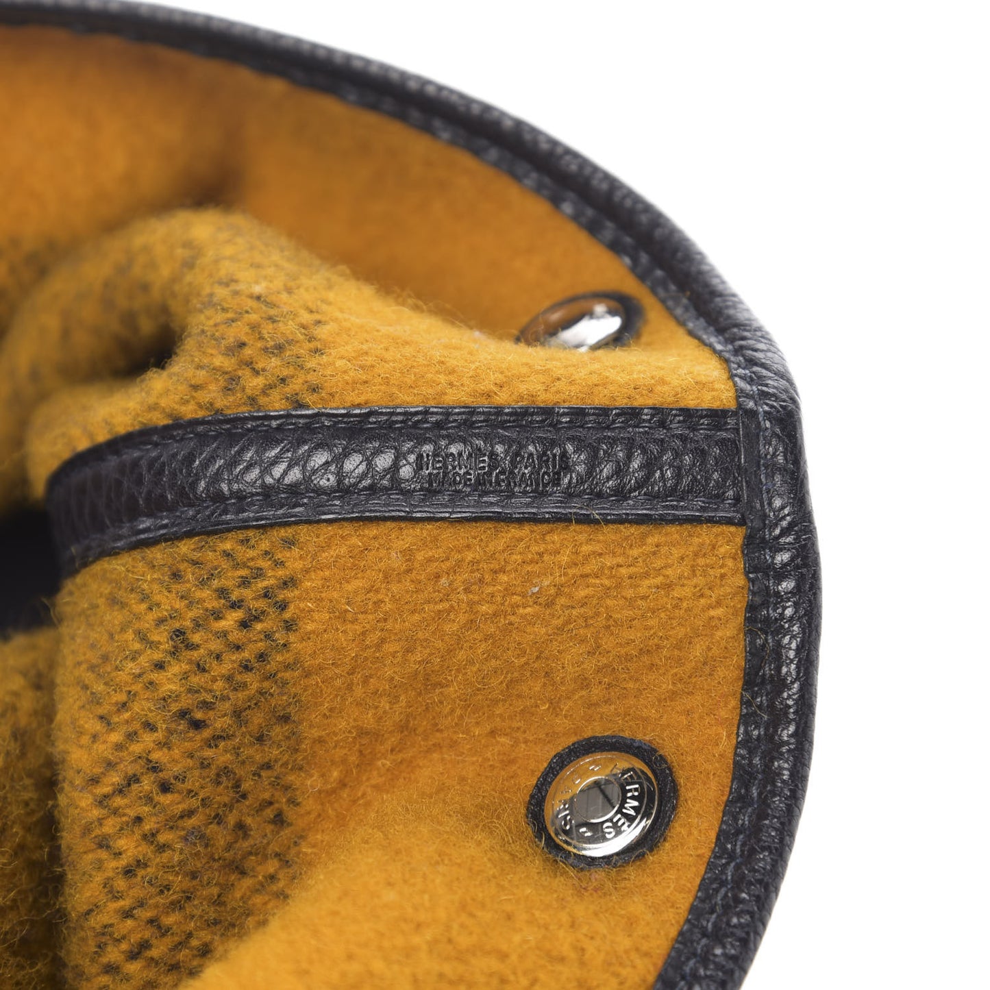 Wool Rocabar Garden Party Tote 36 MM Orange Black