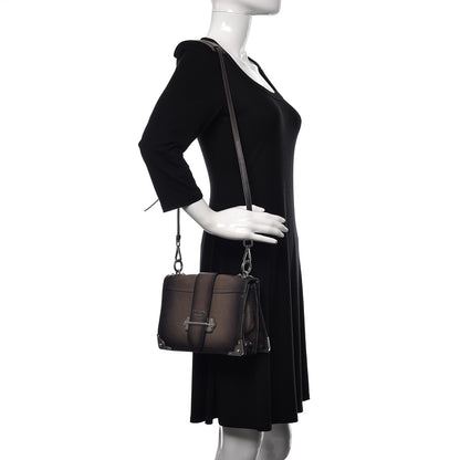 Prada Glace Calfskin Sfumata Cahier Bag Argilla Astrale 2 of 20