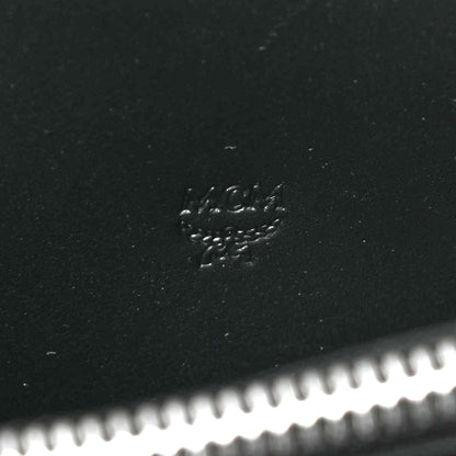 MCM Visetos Large Zip Around Wallet Black 6 of 8