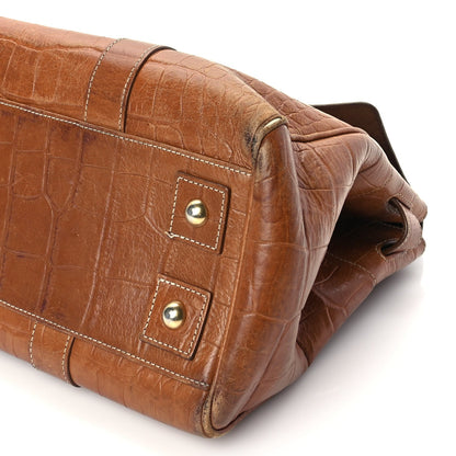 Mulberry Crocodile Embossed Bayswater Oak 8 of 8