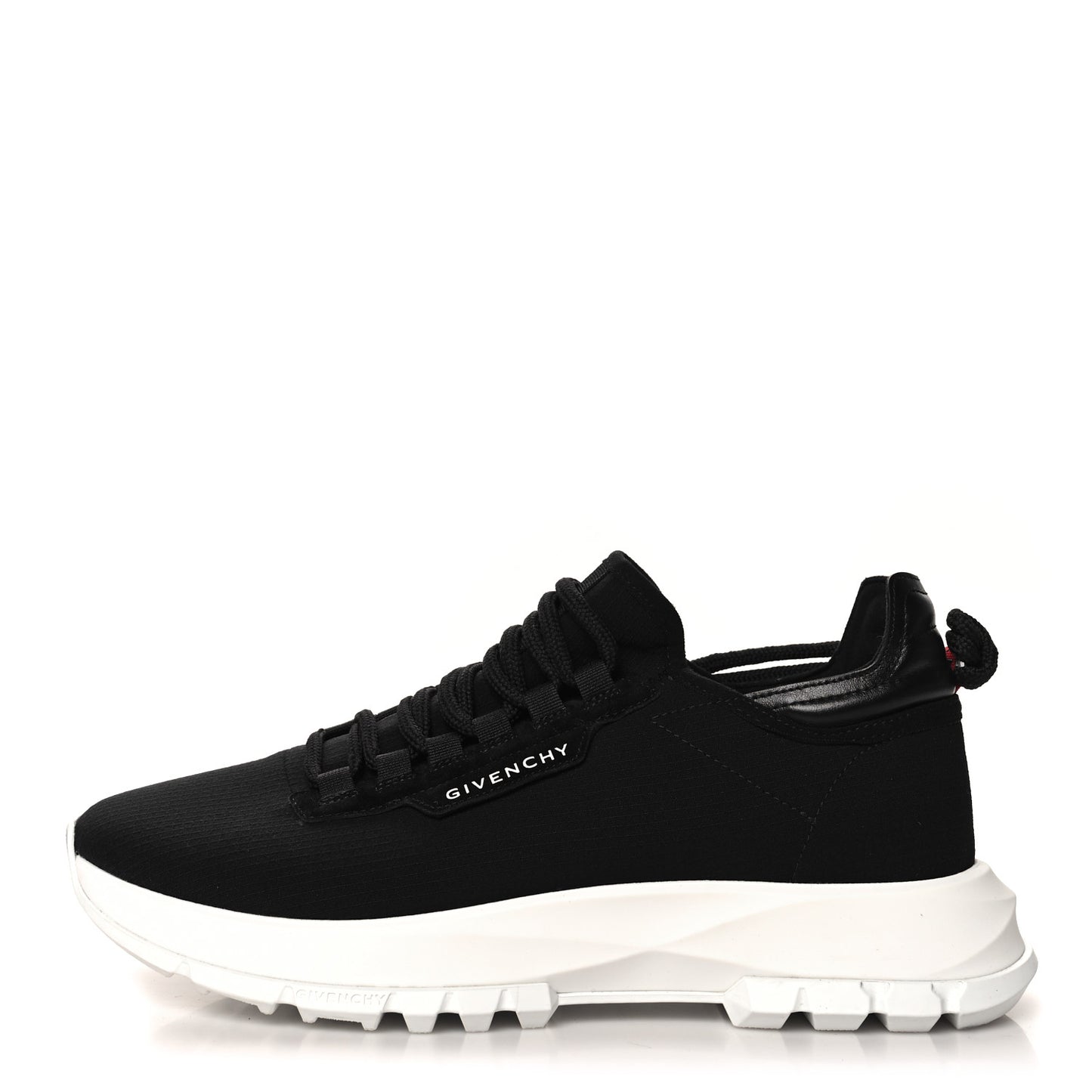 Neoprene Calfskin Spectre Low Runners Sneakers 40 Black