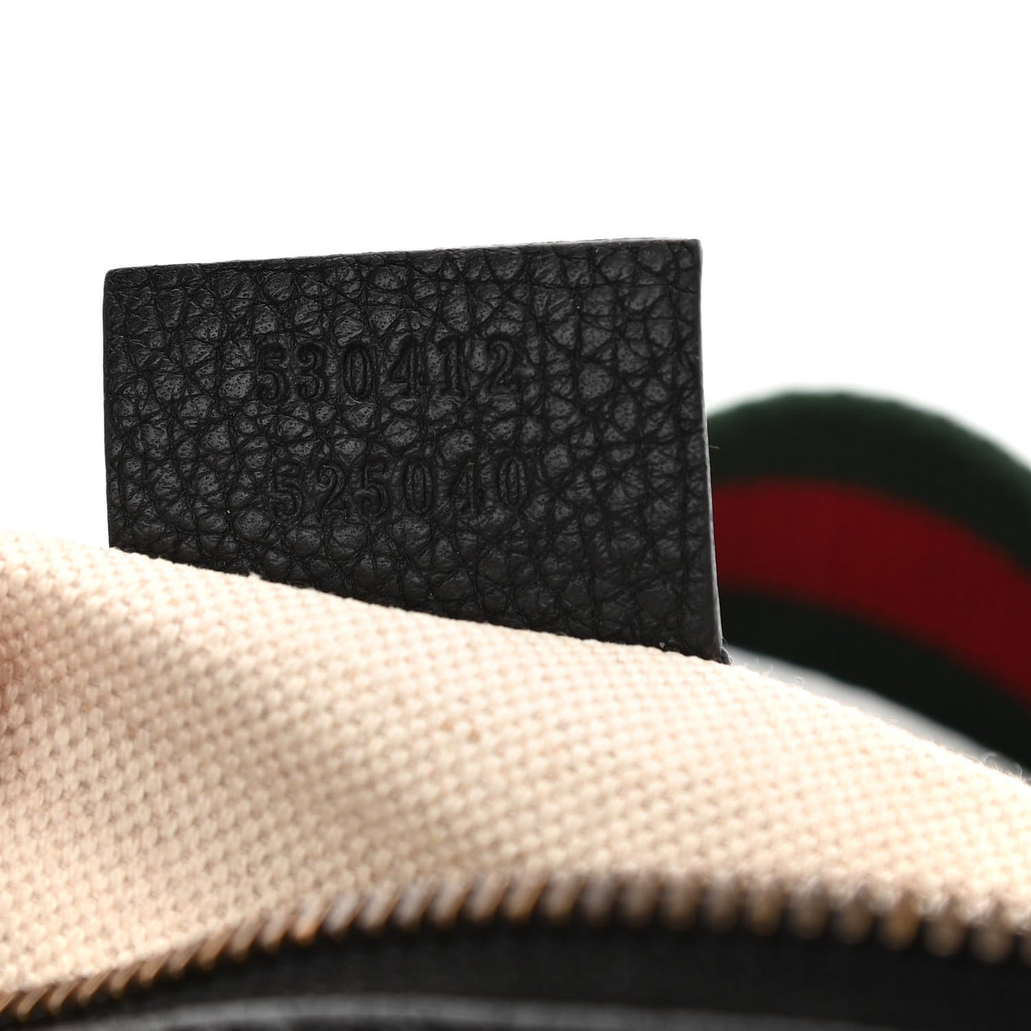 Grained Calfskin Logo Belt Bag Black