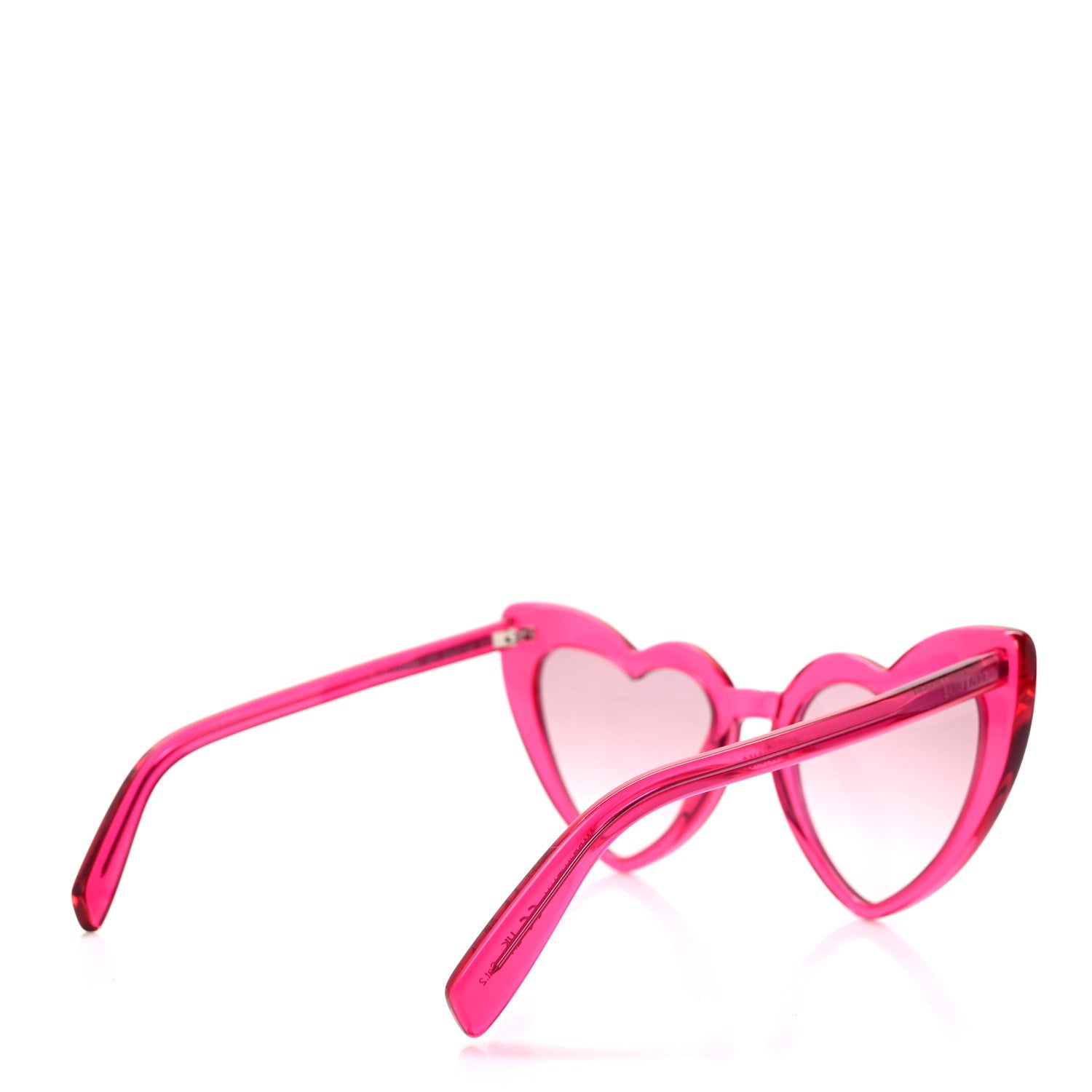 Saint Laurent Acetate Heart Frame Loulou SL181 Sunglasses Pink 4 of 8