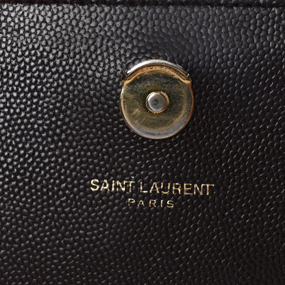 Saint Laurent Grain De Poudre Medium Classic Monogram Kate Satchel Amaranto 6 of 10