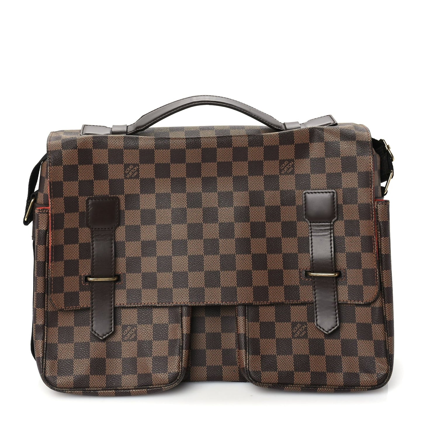 Damier Ebene Broadway Messenger Bag Brown