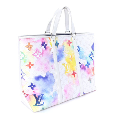 Louis Vuitton Monogram Watercolor New Tote GM Multicolor 3 of 9