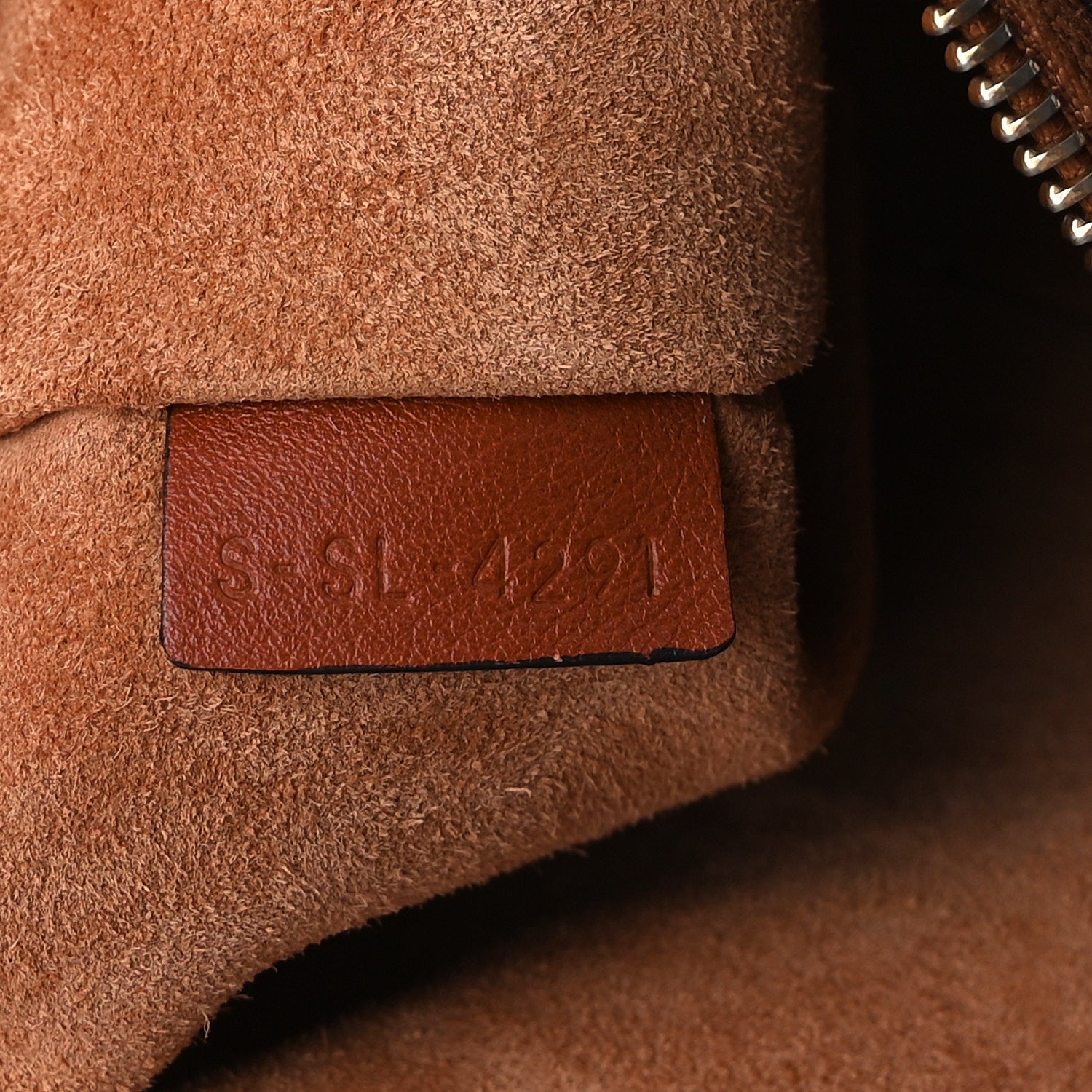 Celine Supple Calfskin Medium Romy Shoulder Bag Tan 6 of 9