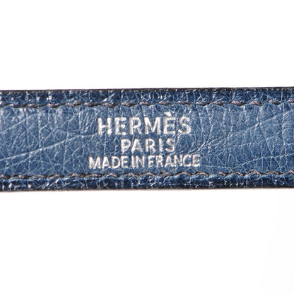 Hermes Ostrich Kelly Sellier 28 Bleu Roi 23 of 25