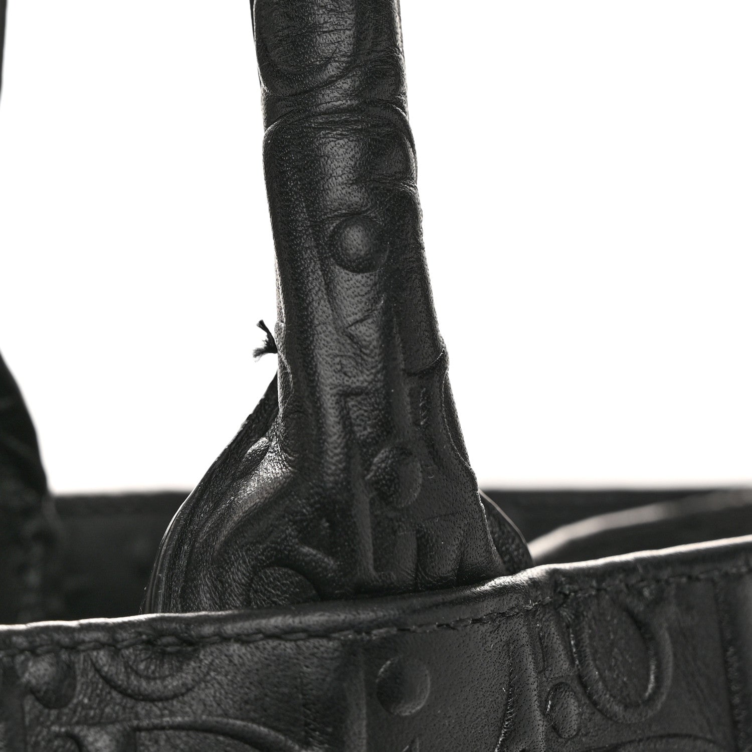 Christian Dior Oblique Calfskin Embossed Large Book Tote Black 11 of 11