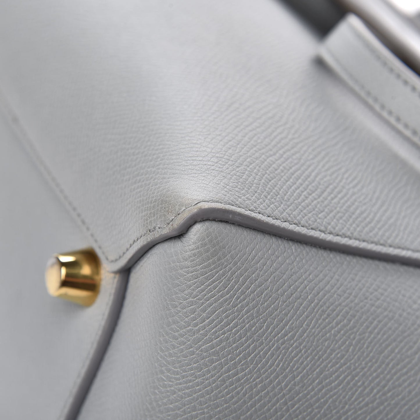 Grained Calfskin Mini Belt Bag Cloud