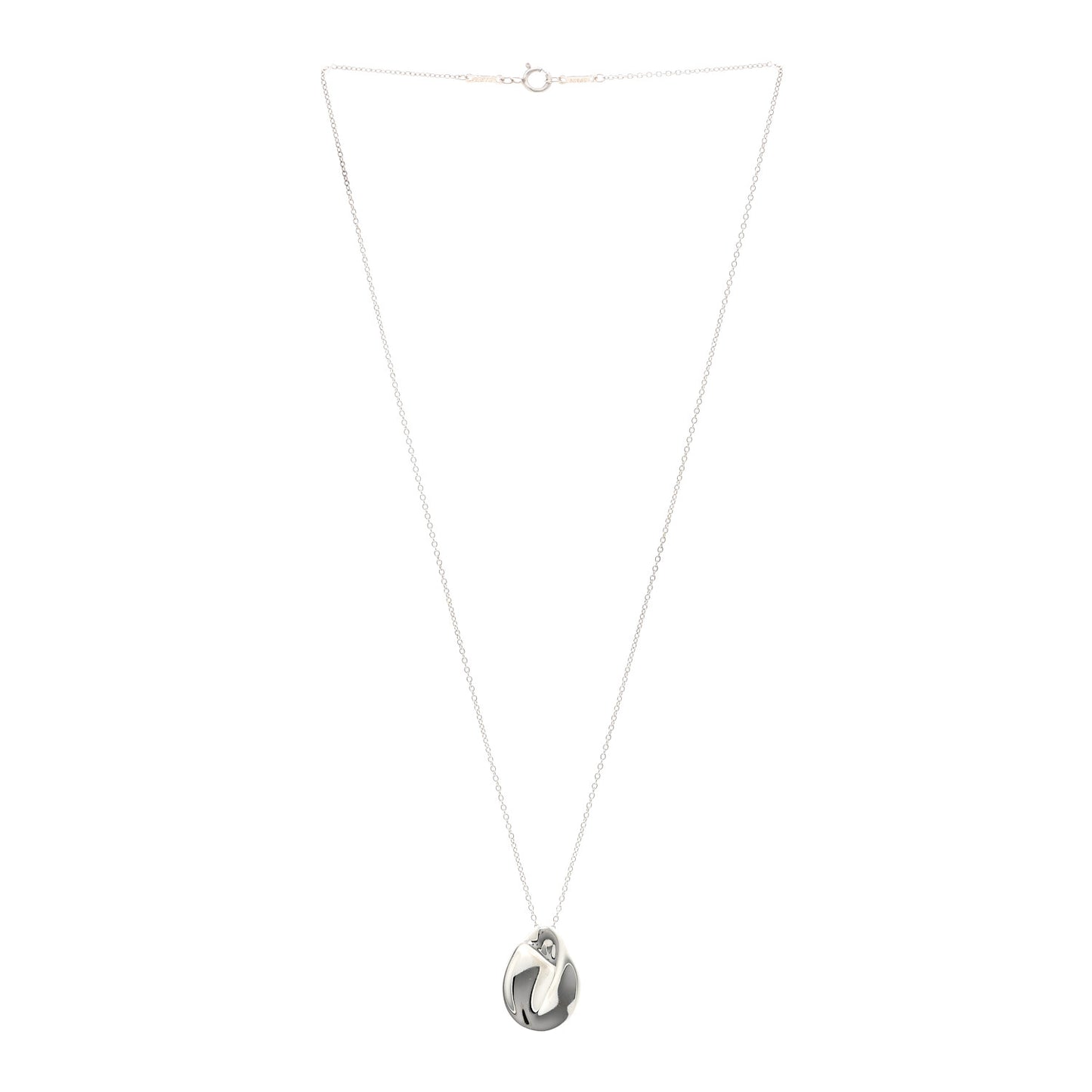 Sterling Silver Elsa Peretti Madonna Pendant Necklace