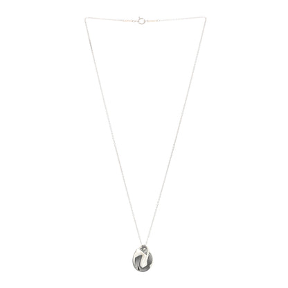 Tiffany Sterling Silver Elsa Peretti Madonna Pendant Necklace 3 of 4