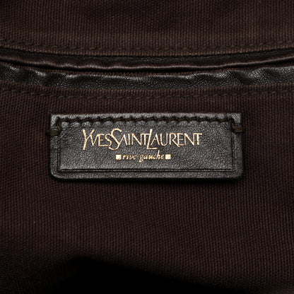 Saint Laurent Calfskin Medium Downtown Tote Brown 6 of 19