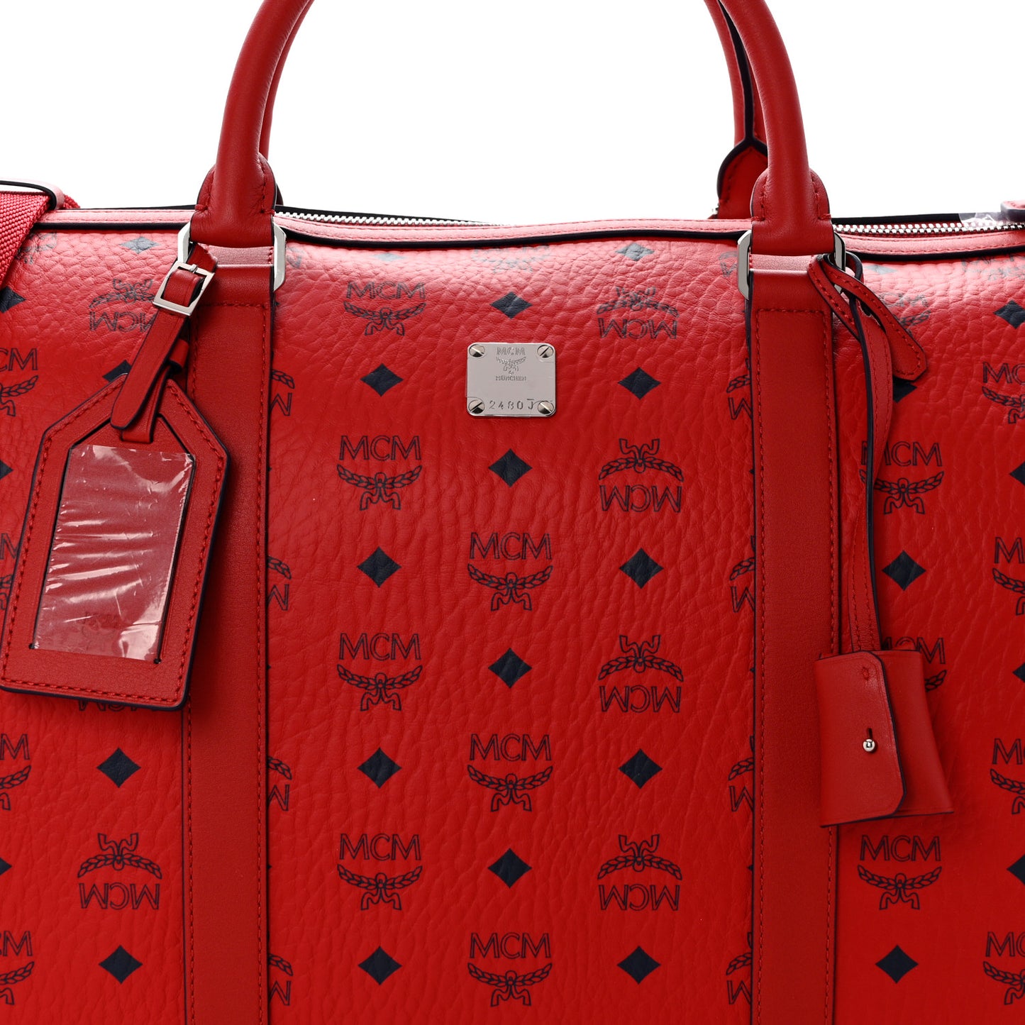 Visetos Large Traveler Weekender Bag Red