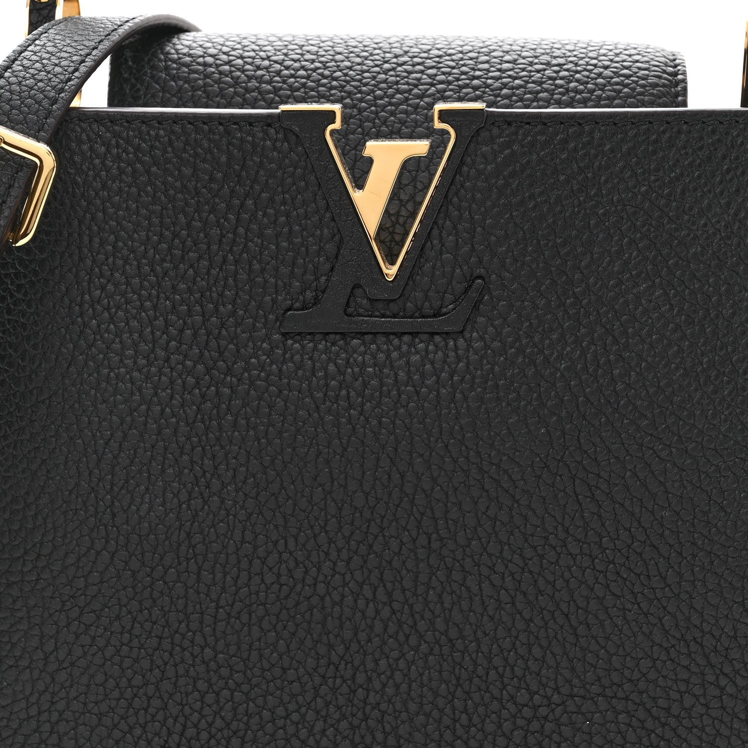 Louis Vuitton Taurillon Capucines BB Black 7 of 9