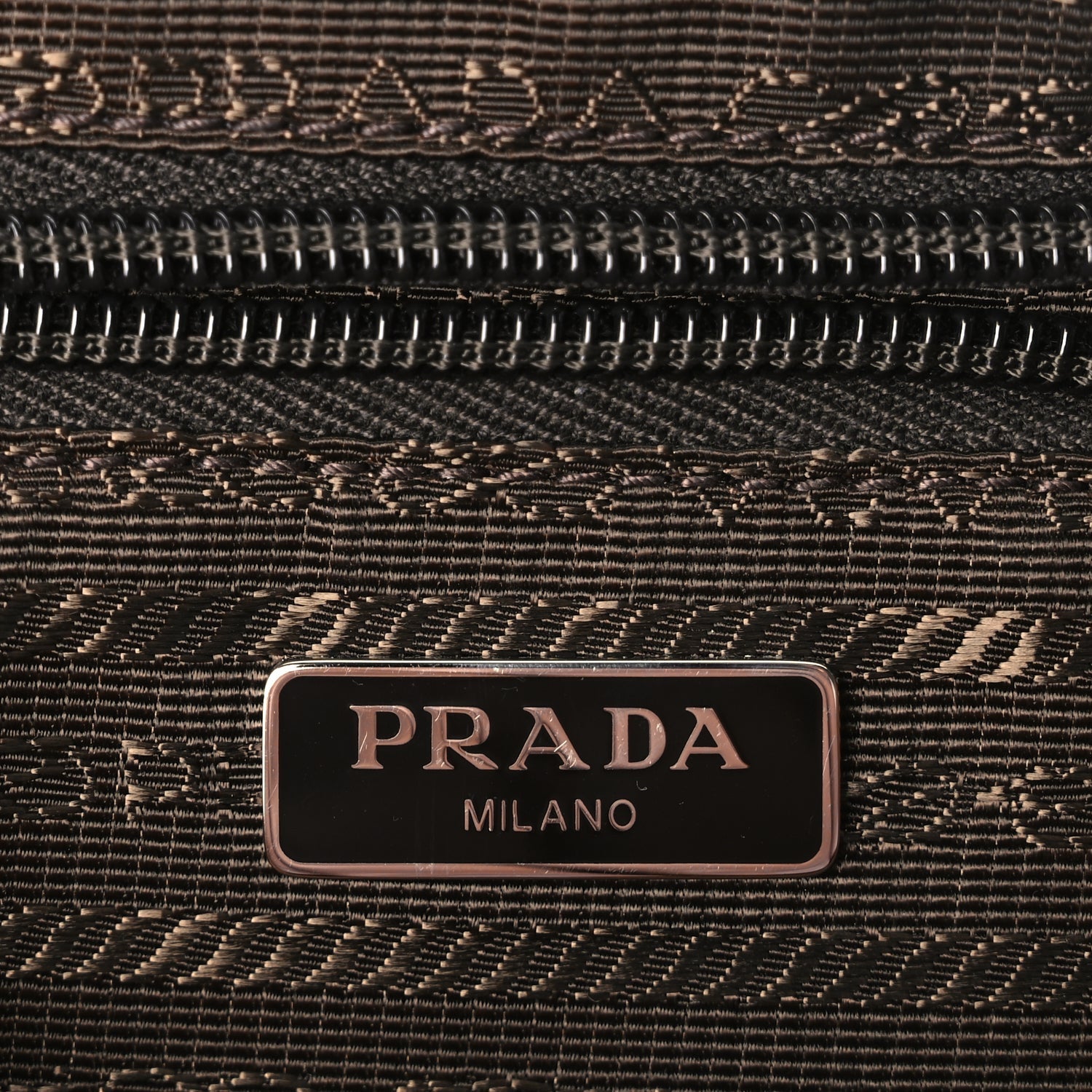 Prada Re-Nylon Vela Saffiano Wristlet Brandy 6 of 6