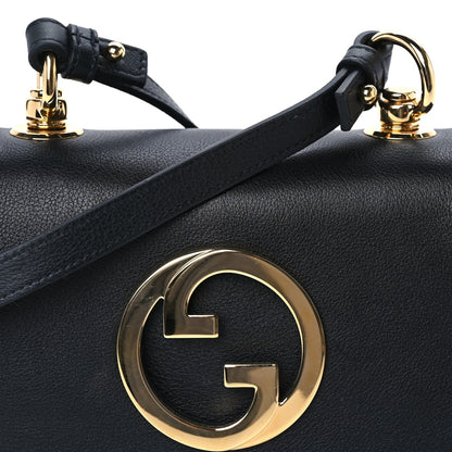 Gucci Roxy Calfskin Web Mini Blondie Shoulder Bag Black 6 of 8