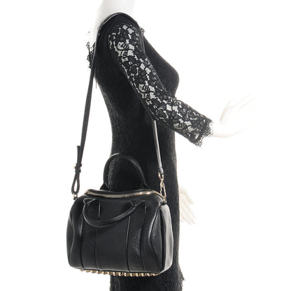Alexander Wang Pebbled Lambskin Rockie Black w Pale Gold Hardware 2 of 8