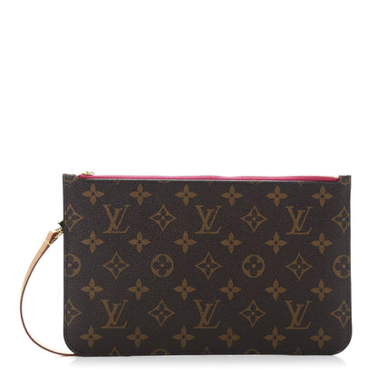 Louis Vuitton Monogram Neverfull MM GM Pochette Pivoine 1 of 9