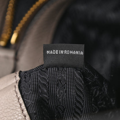 Prada Vitello Daino Shoulder Bag Argilla 7 of 15