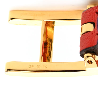 Hermes Swift Behapi Double Tour Bracelet S Anemone Capucine 4 of 7