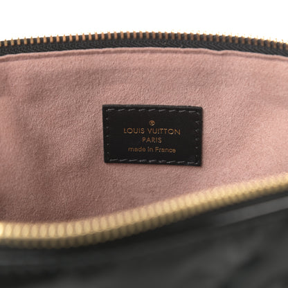 Louis Vuitton Lambskin Embossed Monogram Coussin PM Black 6 of 11