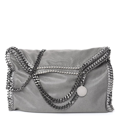 Stella McCartney Shaggy Deer Falabella Fold Over Tote Grey 1 of 7