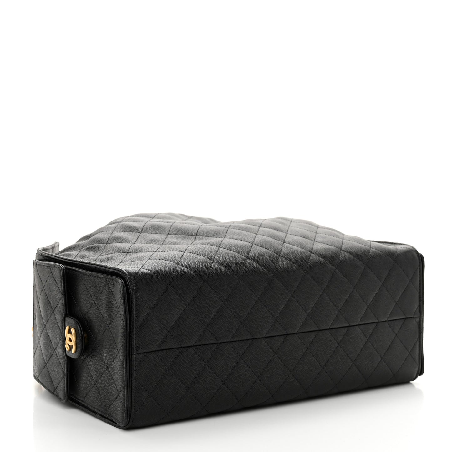 Caviar Quilted Large Chanel 25 Handbag Black