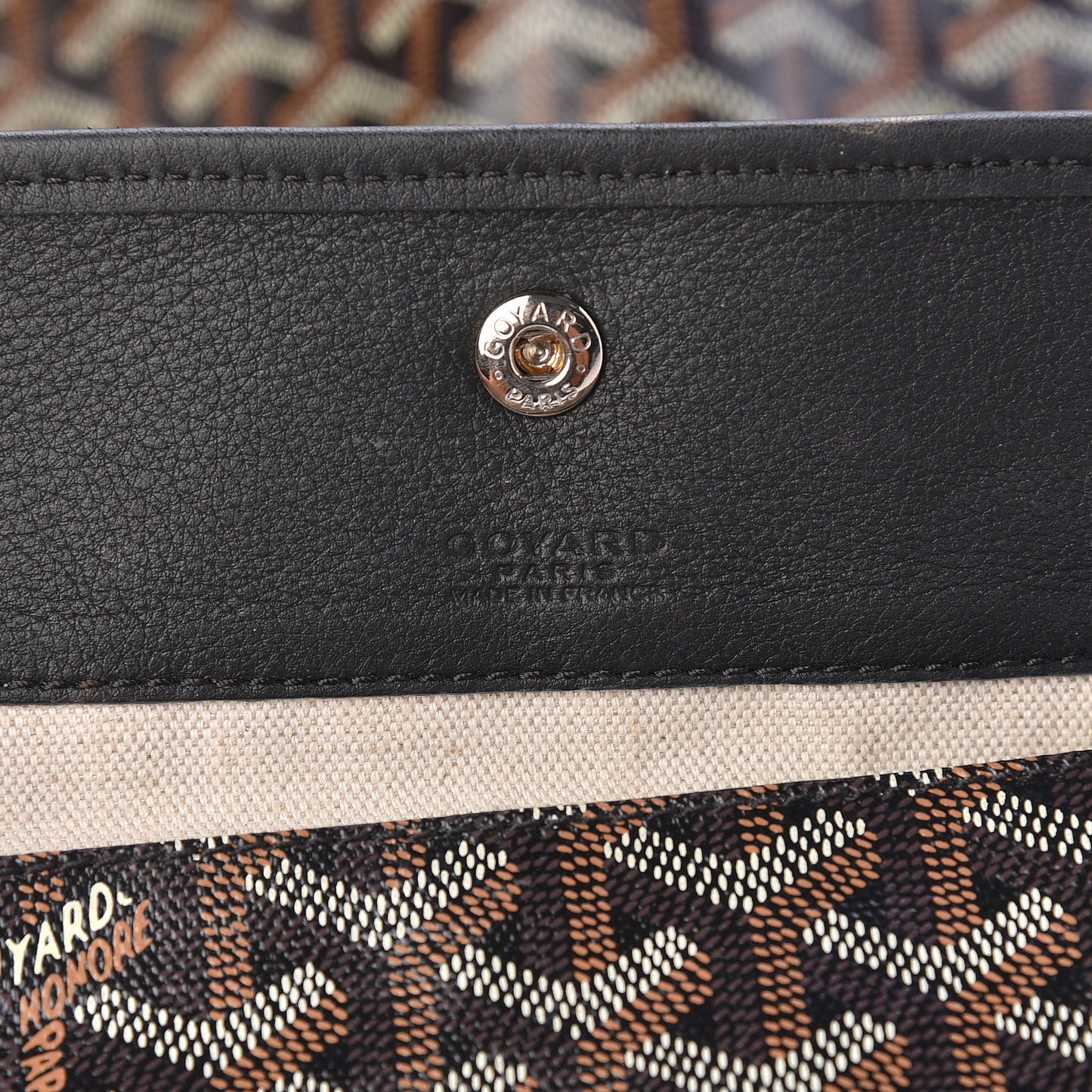 Goyardine Reversible Anjou GM Black
