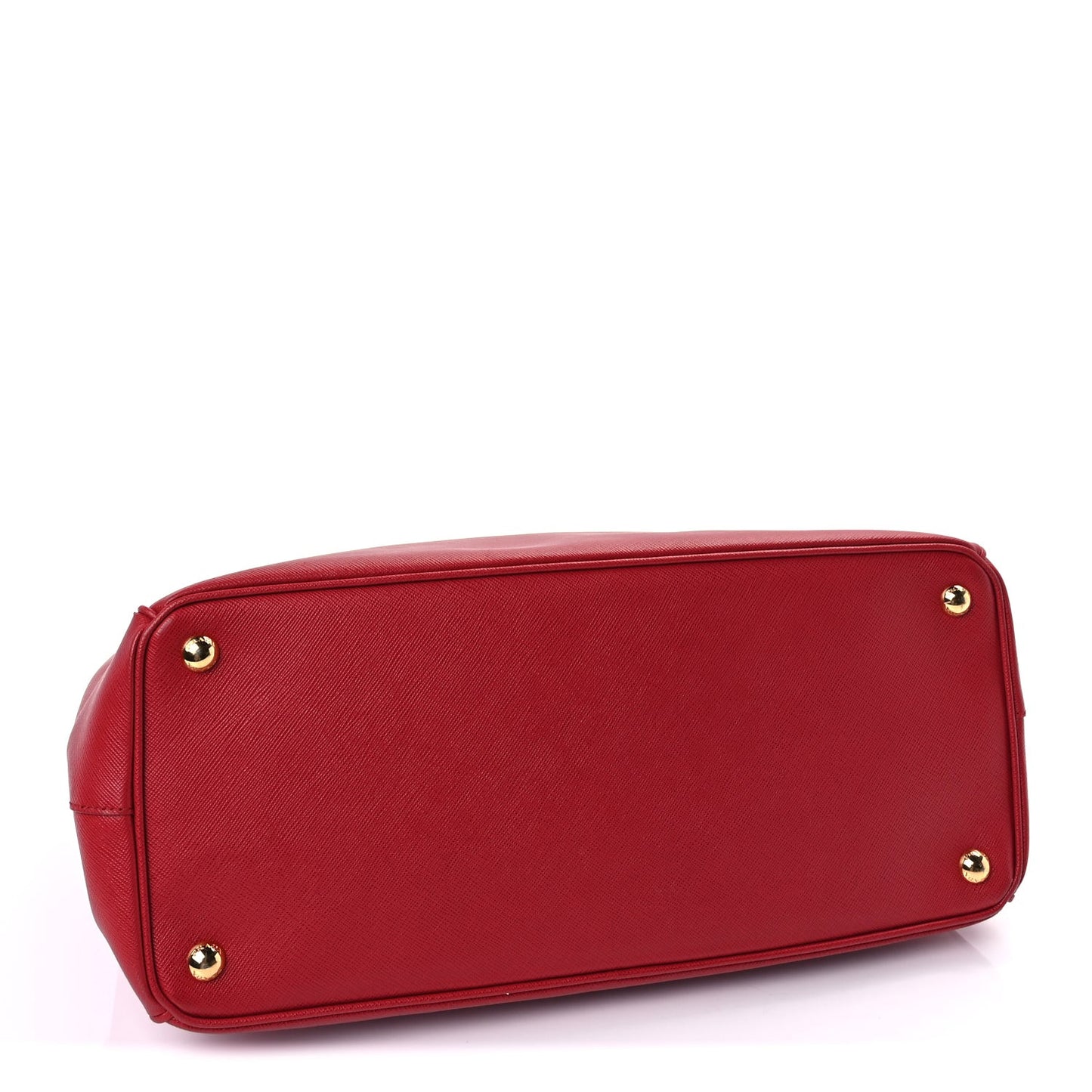 Saffiano Lux Large Galleria Double Zip Tote Fuoco