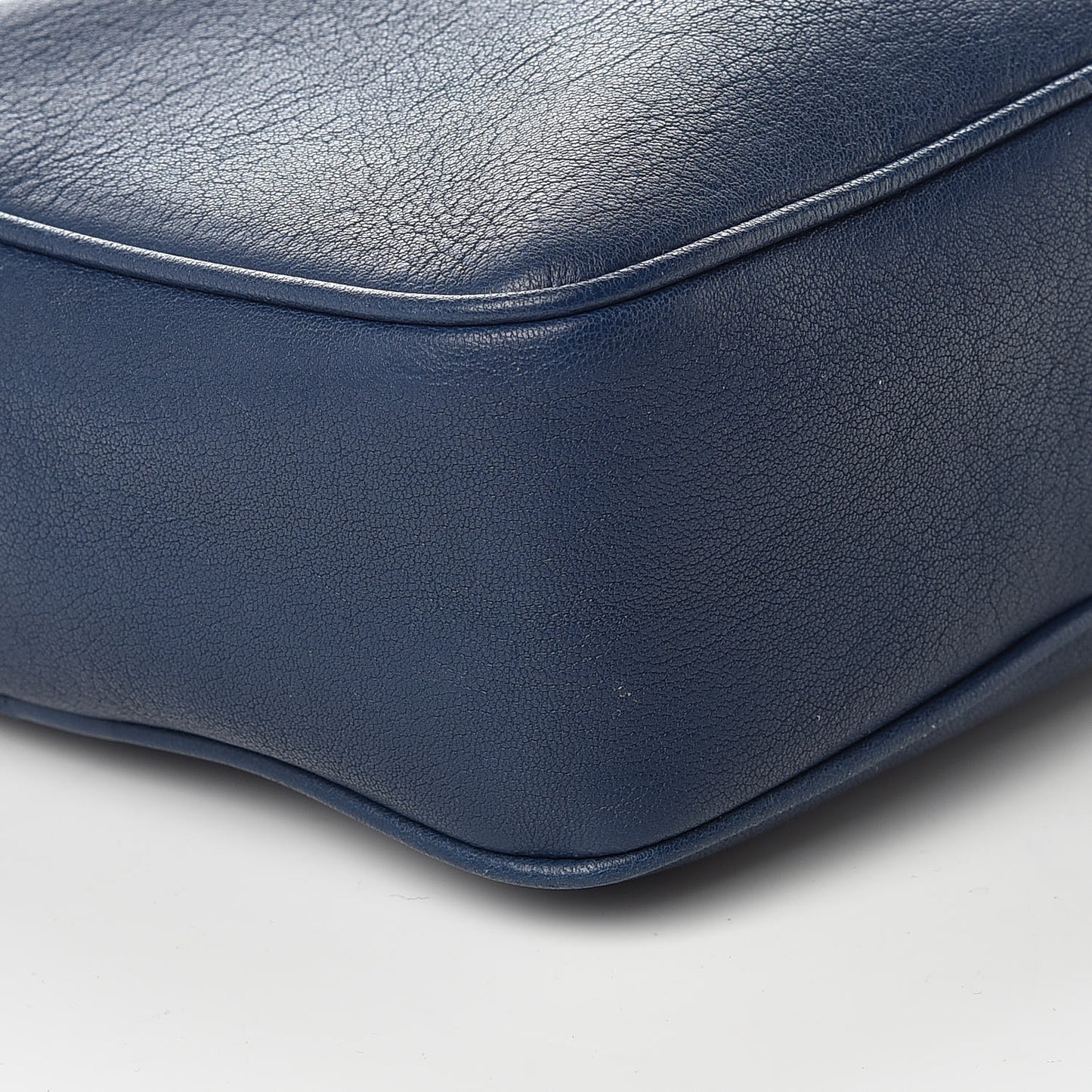 Calfskin Monogram Small Lou Camera Bag Blue