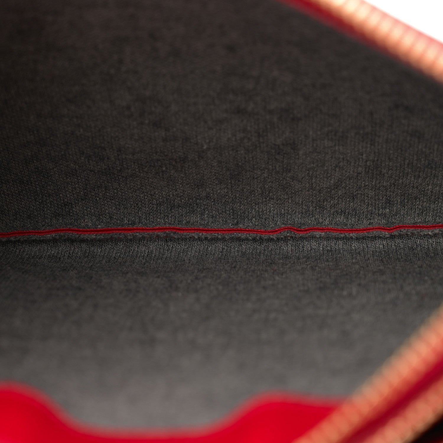 Celine Lambskin Small Trio Crossbody Bag Red 6 of 12