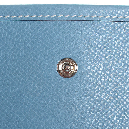 Hermes Veau Epsom Evelyne TPM Blue Jean 10 of 12