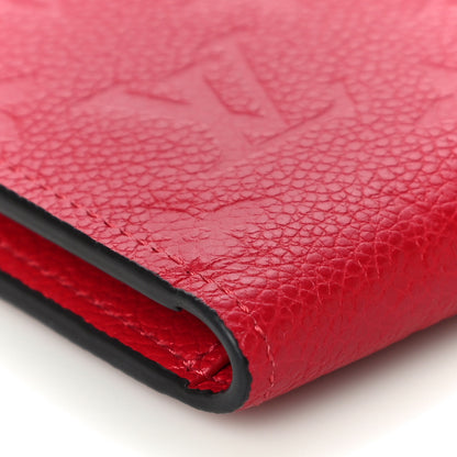 Louis Vuitton Empreinte Adele Wallet Cherry 8 of 11