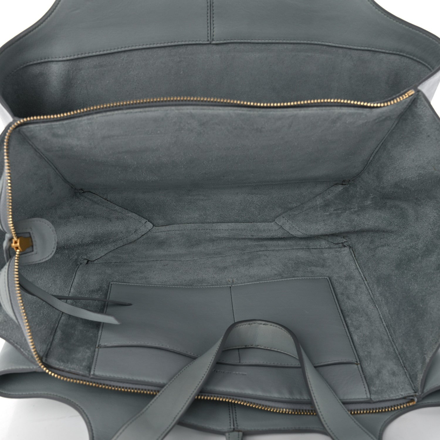 Celine Smooth Calfskin Medium Tri-Fold Bag Cloud 5 of 7
