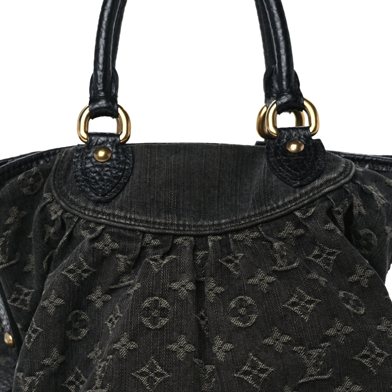 Louis Vuitton Denim Neo Cabby MM Black 6 of 8