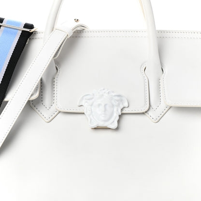 Versace Calfskin Large Palazzo Empire Bag White 10 of 13