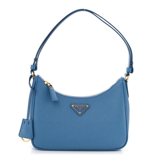 Saffiano Lux Mini Re-Edition Shoulder Bag Onda