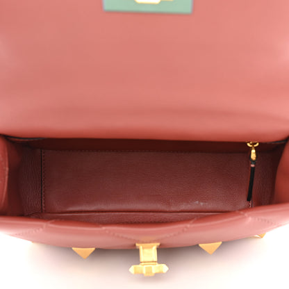 Valentino Garavani Nappa Medium Roman Stud Shoulder Bag Gingerbread 5 of 9