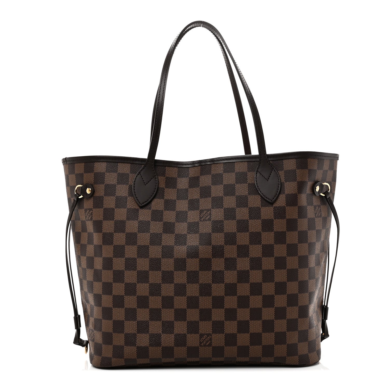 Louis Vuitton Damier Ebene Neo Neverfull MM Rose Ballerine 1 of 10