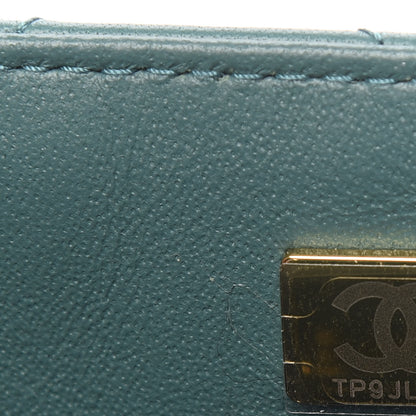 Chanel Lambskin Quilted Mini Square Flap Green 9 of 11